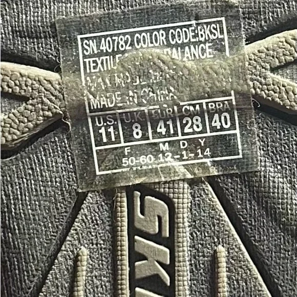 Skechers Outdoor Lifestyle Sandals Womens 11.0 Black Woven Slip On Memory Foam - Picture 6 of 8